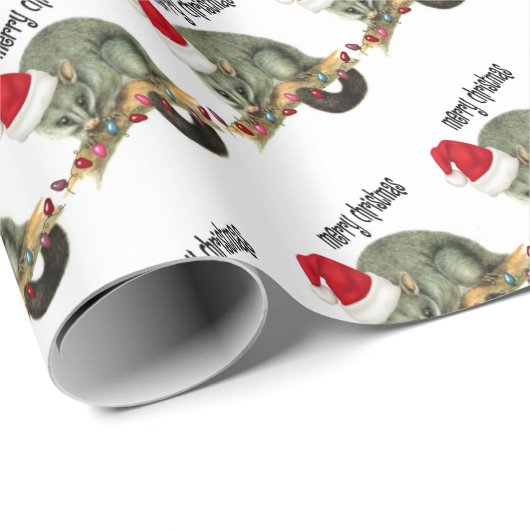 Papier met kerstcadeautjes (Rol Hoek)