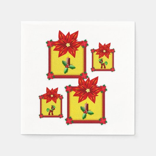 Papier met kerstmis servet (Voorkant)