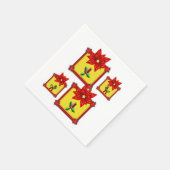 Papier met kerstmis servet (Hoek)