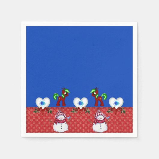 Papier met kerstmis servet (Voorkant)