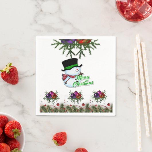 Papier met kerstmis servet (Insitu)