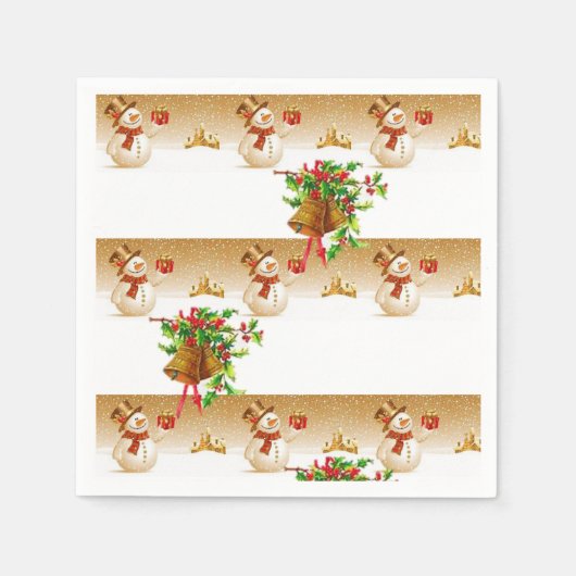 Papier met kerstmis servet (Voorkant)