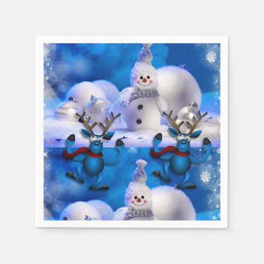 Papier met kerstmis servet (Voorkant)