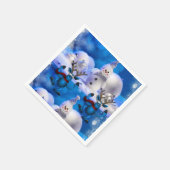 Papier met kerstmis servet (Hoek)