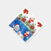Papier met kerstmis servet (Hoek)