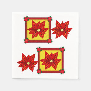 Papier met kerstmis servet