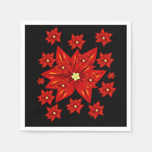 Papier met kerstmis servet