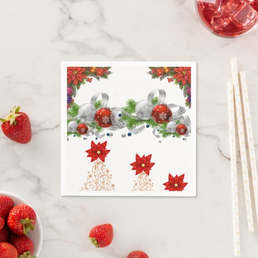 Papier met kerstmis servet (Insitu)