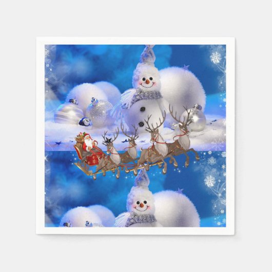 Papier met kerstmis servet (Voorkant)