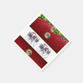 Papier met kerstmis servet (Hoek)