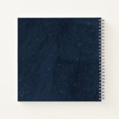 Papier met kleurrijk kasteel in het bos notitieboek (Achterkant)