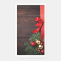 Papier met lint en hout