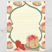 Papier met pannenkoeken (Voorkant)