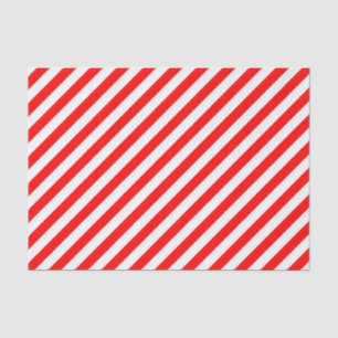 Papier met rode diagonale strepen
