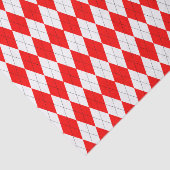 Papier met rode en witte patronen (Detail)