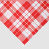 Papier met rode en witte patroonplaat (Detail)