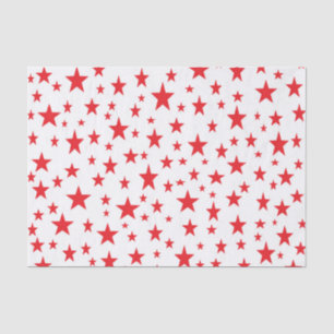 Papier met rode sterren