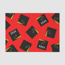 Papier met rood Afstuderen