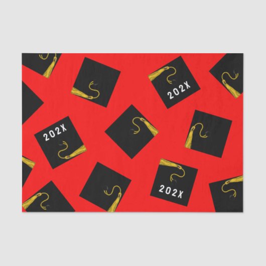 Papier met rood Afstuderen (Voorkant)