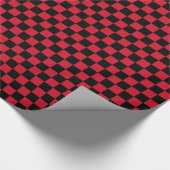 Papier met rood en zwart toetsenbord (Hoek)