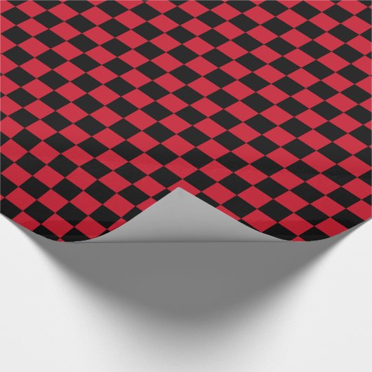 Papier met rood en zwart toetsenbord (Hoek)