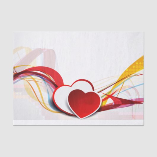 Papier met rood hart (Voorkant)