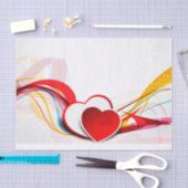 Papier met rood hart (Craft)