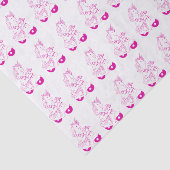Papier met roze unicorn (Detail)