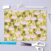 Papier met roze zwaaien (Craft)