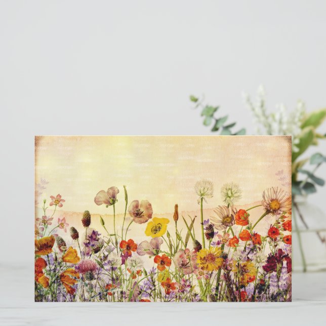 Papier met twee zijden van junk journaling (Staand voorkant)