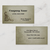 papier met Typografie Visitekaartje (Voorkant / Achterkant)