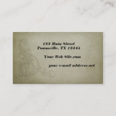 papier met Typografie Visitekaartje (Achterkant)