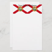 Papier met vlag van Florida (Voorkant / Achterkant)