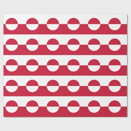 Papier met vlag van Groenland (Vlak)