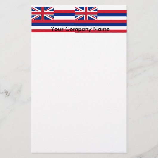 Papier met vlag van Hawaï (Voorkant)