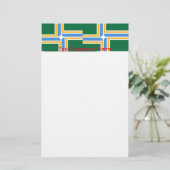 Papier met vlag van Portland, Oregon (Staand voorkant)