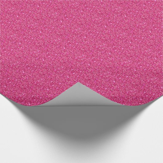 Papier met vulling Roze faux glitter (Hoek)