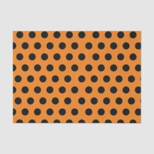 Papier met zwarte en Oranje middelgrote stuiflook 