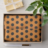 Papier met zwarte en Oranje middelgrote stuiflook  (Geschenk)