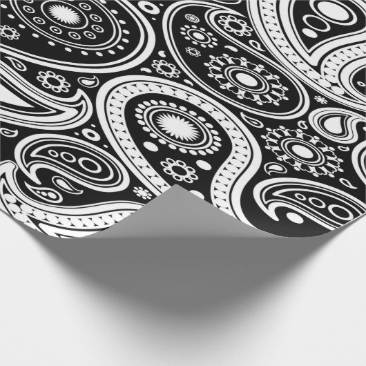 Papier met zwarte en witte pasteitjes (Hoek)