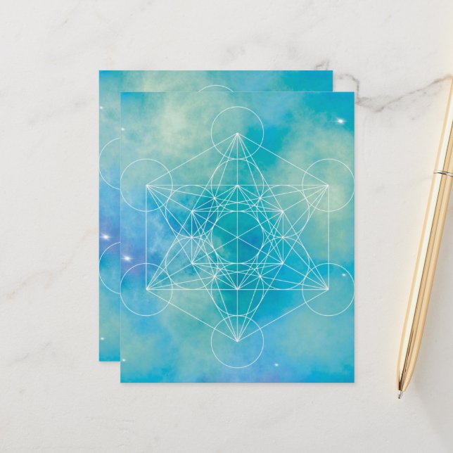 Papier métatron (Devant/Arrière en situation)