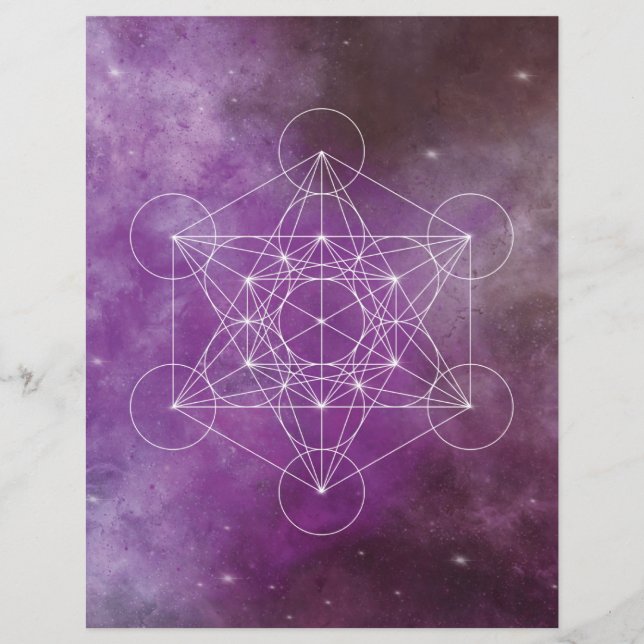 Papier Metatron, chakra,zen,sacred geometric, angel (Devant)