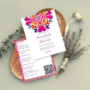 Papier Mexique carreau rose budget mariage inviter tous e