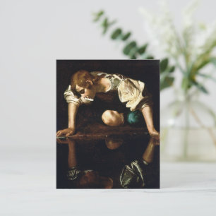 Papier Michelangelo Merisi da Caravaggio "Narcissus"
