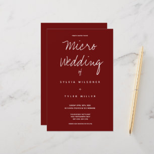 Papier Micro-Mariage Budget Typographie Bourgogne