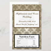 Papier Micro-ondes Pcorn Wrapper Tanish Brown Damas (Devant / Derrière)