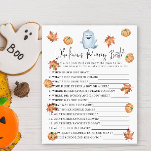 Papier Mignon fantôme - Qui connaît maman mieux