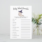 Papier Mignonne fille Fantôme Baby Word Scramble Jeu (Debout devant)