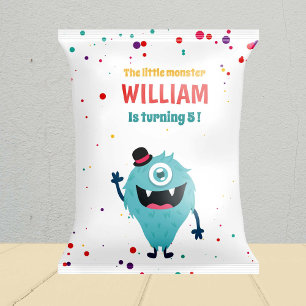 Papier Mignonne Monstres Chips Sacs de fête Favoriser le
