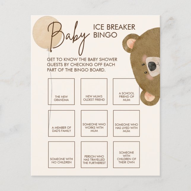 Papier Mignonne Ours Nous Pouvons Attendre Baby shower Se (Devant)